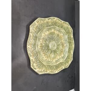 Fitz & Floyd Leaf Platter, Bella Vista‎ 14" Serving Platter, Handcrafted, Flawed